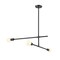 Z-Lite Modernist 3 Light Chandelier, Matte Black 731-3MB - alternate 3